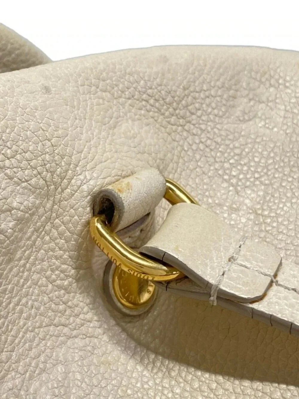 LOUIS VUITTON Lumineuse PM M93411 BEIGE Monogram Empreinte SP1161 Handbag